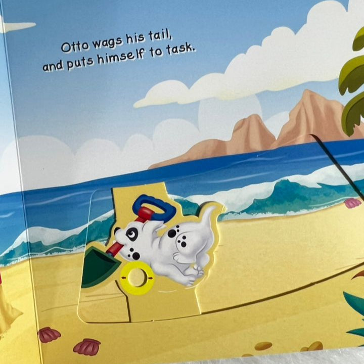 At The Beach (Push & Pull Board Book)
