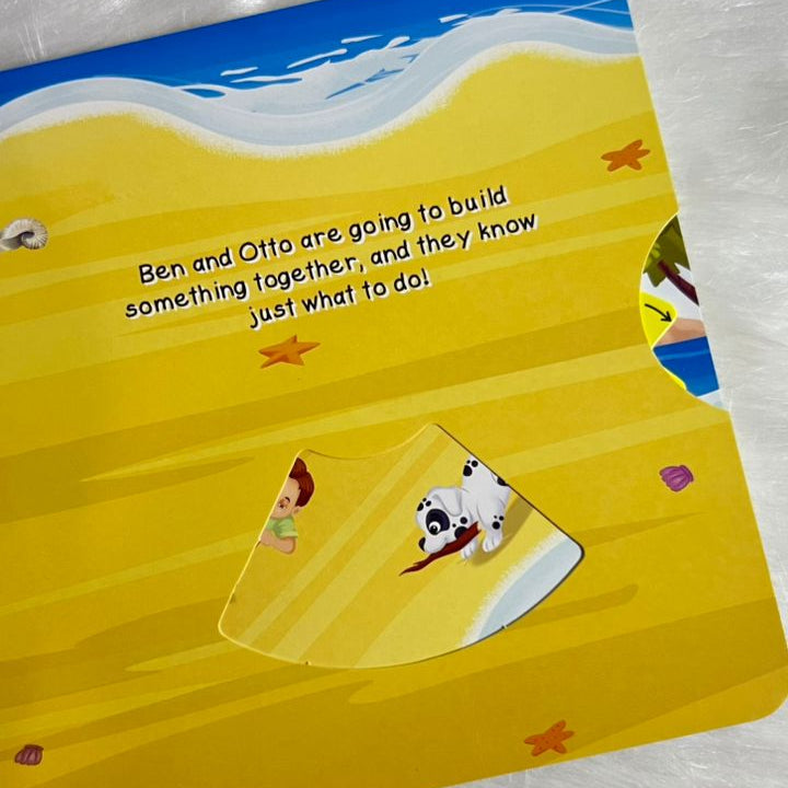 At The Beach (Push & Pull Board Book)