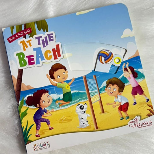 At The Beach (Push & Pull Board Book)
