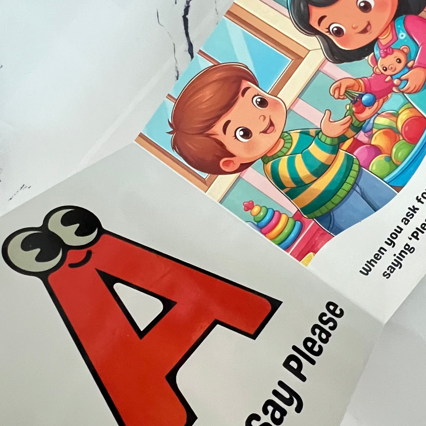 My First ABC Good Habits Board Book, Learning Life Skills with Colourful Illustrations