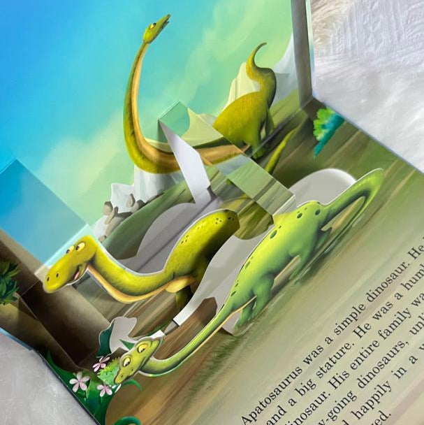 Simba, The Apatosaurus A Big-Hearted Dino (Pop up Book)