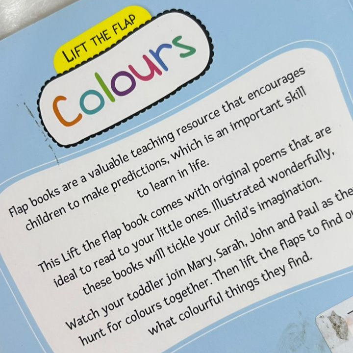 Colours (Lift The Flap Board Book)