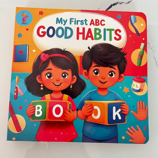 My First ABC Good Habits Board Book, Learning Life Skills with Colourful Illustrations